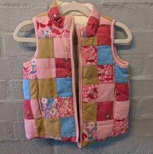 Lilly Pulitzer Girl's Reversible Quilted Vest